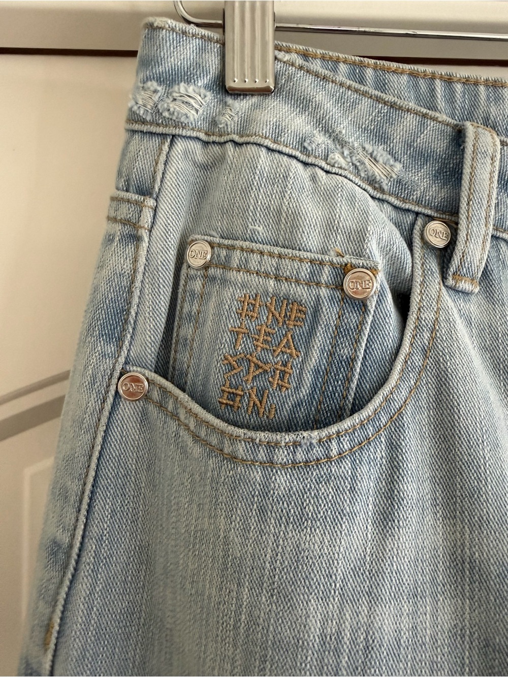 NWOT ~ AUTH ONE TEASPOON Wide Leg Denim - Picture 4 of 7